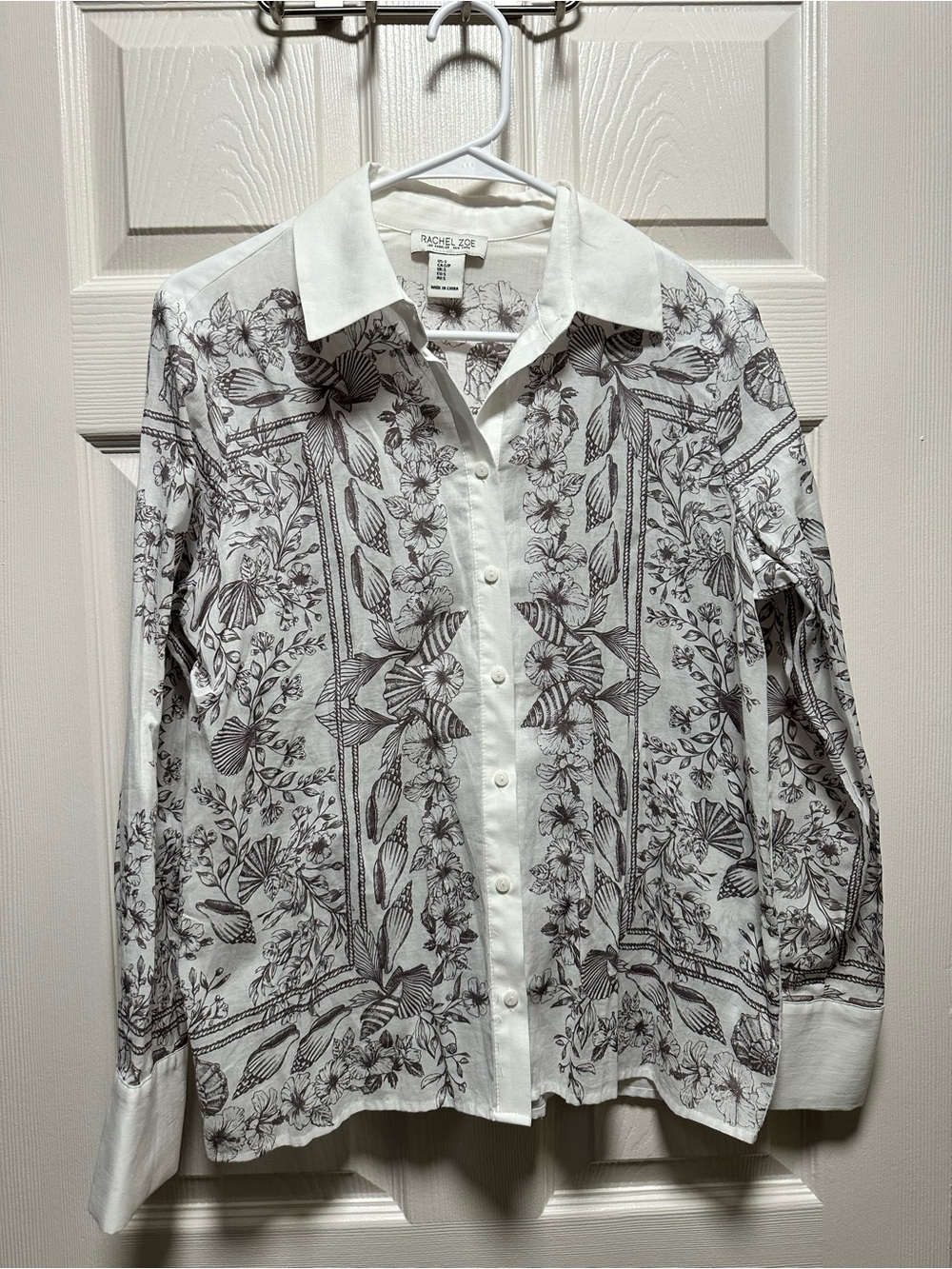 RACHEL ZOE Coastal Button Down